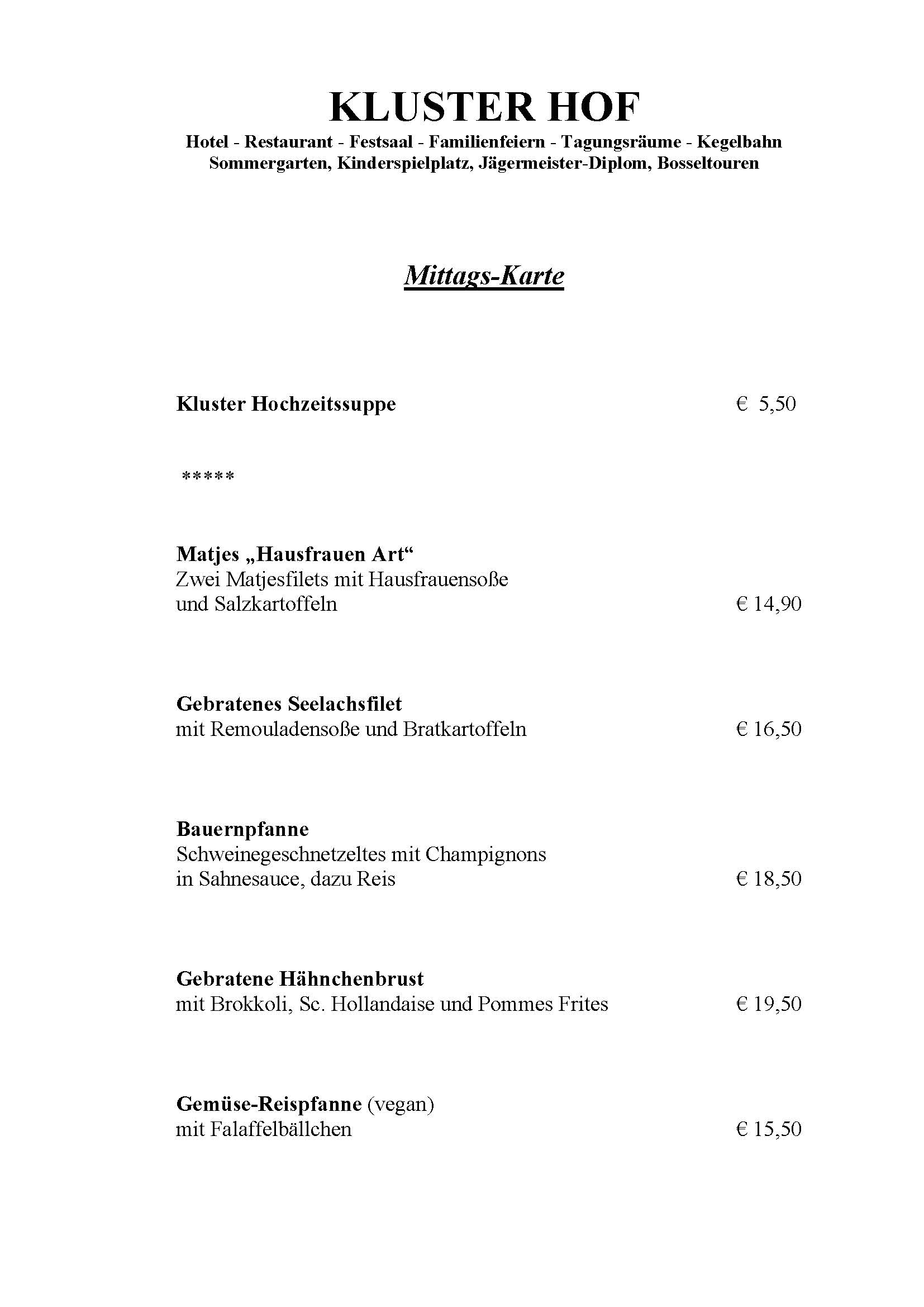 Mittags. Juni 2025